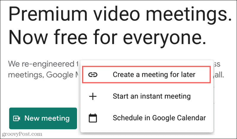 Hur man schemalägger ett Google Meet online eller på mobil