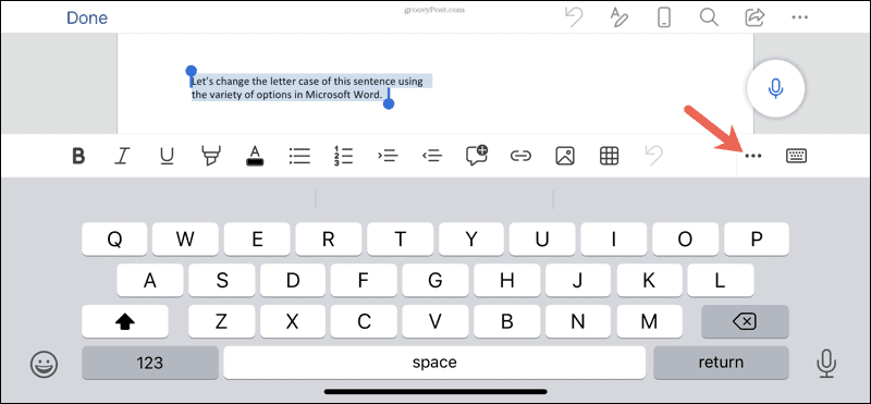 Hur man ändrar versaler eller skiftläge i Microsoft Word