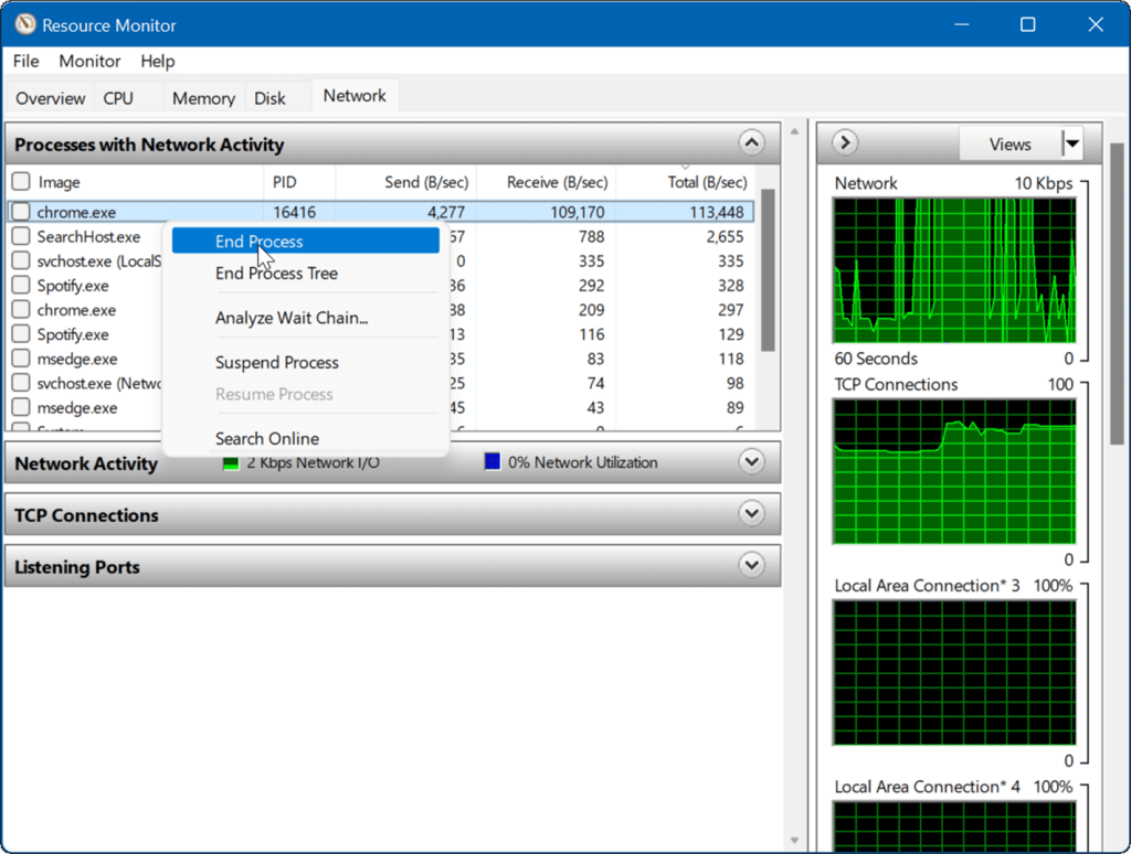 A lassú internet javítása Windows 11 rendszeren