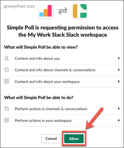 Hvordan lage en meningsmåling i Slack