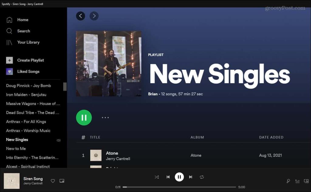 Hvordan endre Spotify spillelistebilde