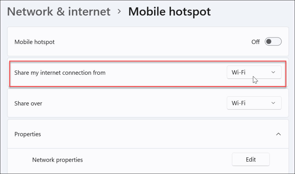 Hvordan lage et mobilt hotspot på Windows 11