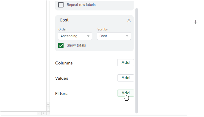 Hur man uppdaterar pivottabeller i Google Sheets