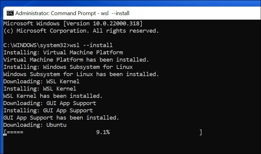 Hvordan installere Windows Subsystem for Linux i Windows 11