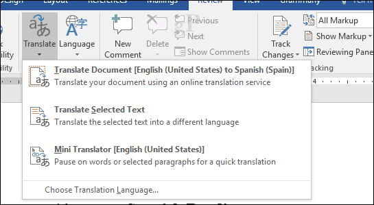 Hur man översätter Word-dokument till ett annat språk