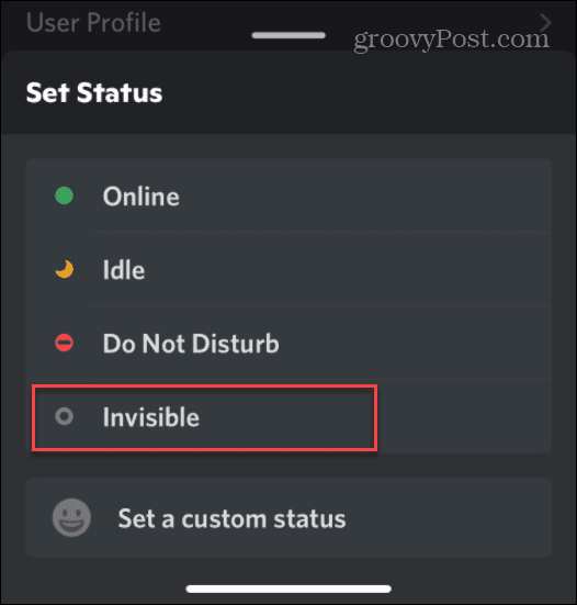 Ako sa zobraziť offline na Discord