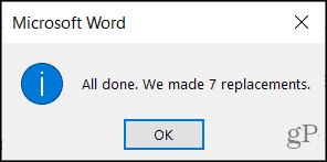 Hvordan finne og erstatte tekst i Microsoft Word