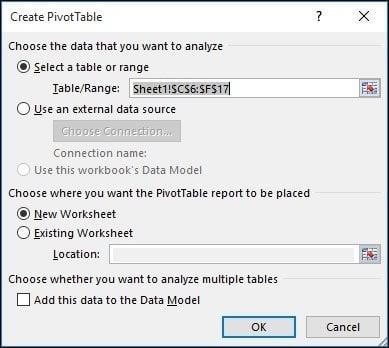 Hur man skapar en pivottabell i Microsft Excel