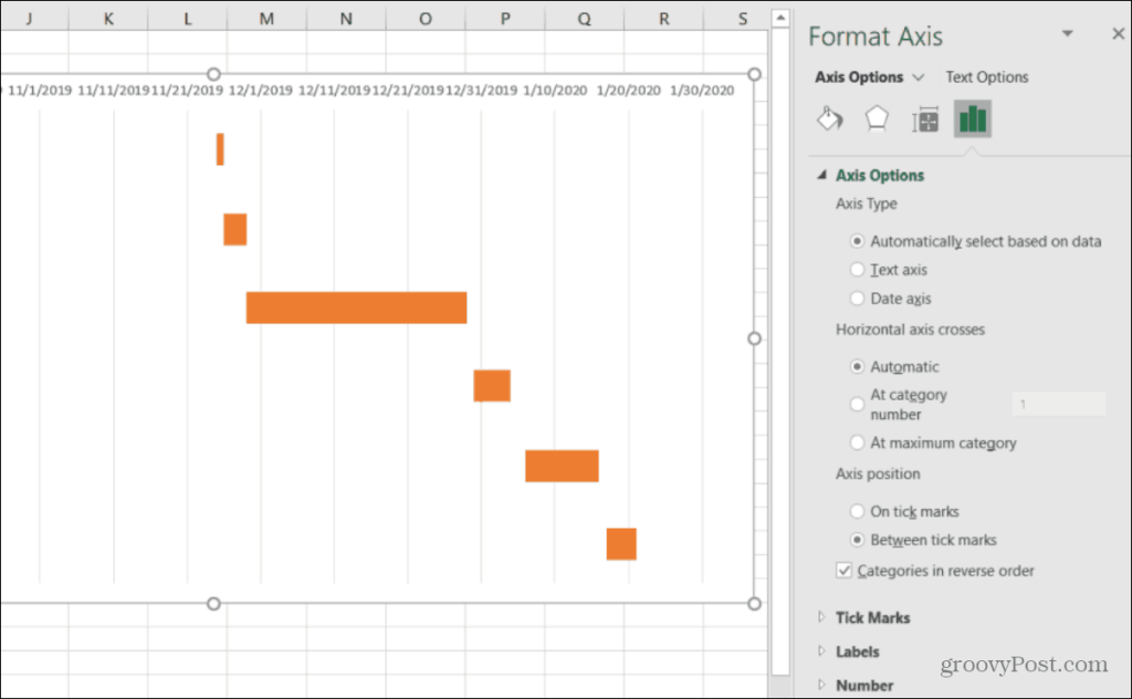 Hvordan lage et Gantt-diagram i Excel