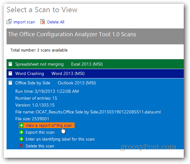 Løs Microsoft Office-problemer med Office Configuration Analyzer Tool