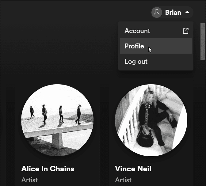 Hur du visar din Spotify-lyssningshistorik