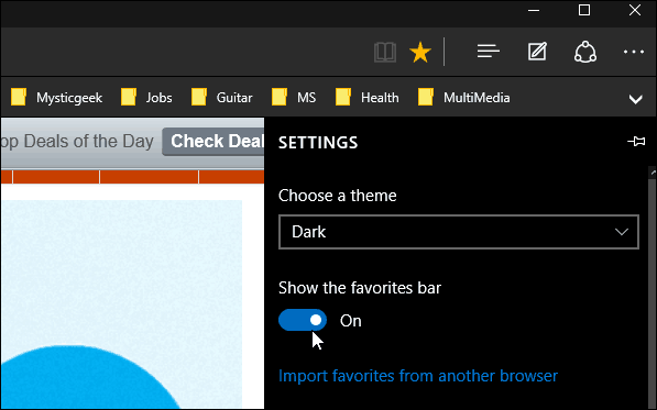 Importer Chrome-, IE- eller Firefox-bokmerker til eldre Microsoft Edge