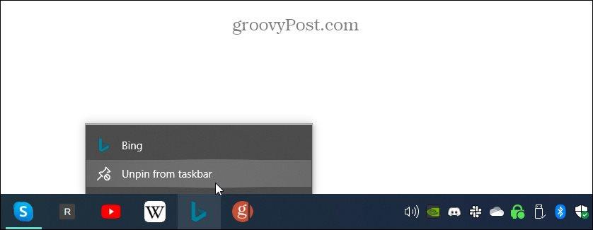 Připněte webové stránky na hlavní panel Windows z Microsoft Edge