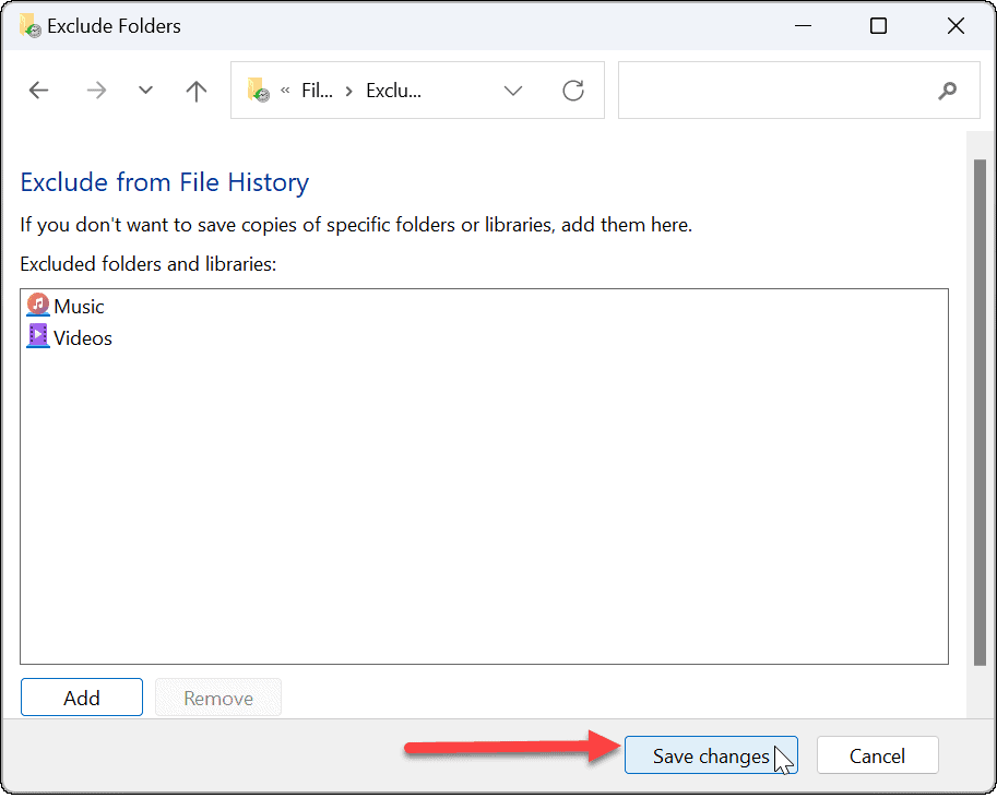 Slik bruker du filhistorikk på Windows 11