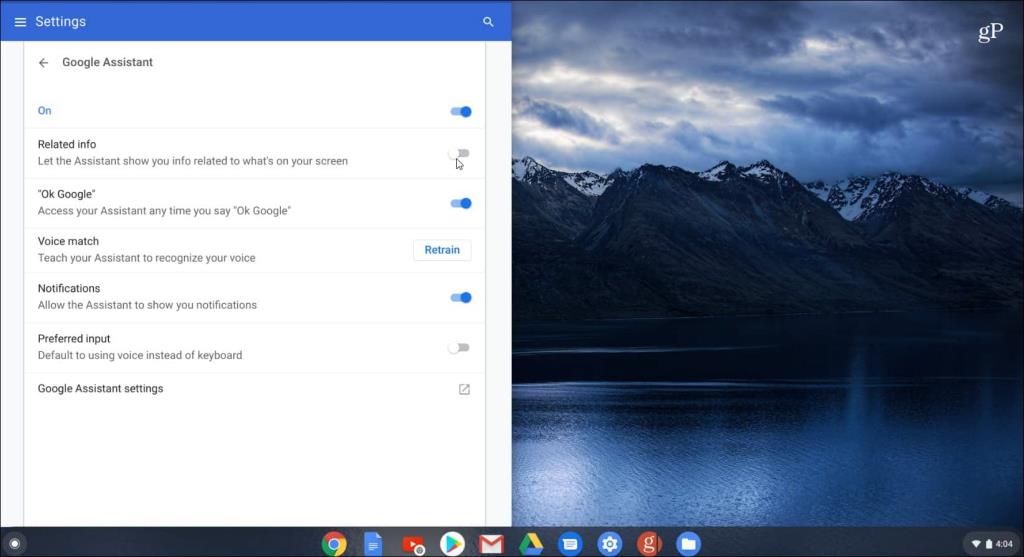 Ako teraz zapnúť Google Assistant na Chromebooku