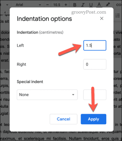 Slik legger du til et blokksitat i Google Docs