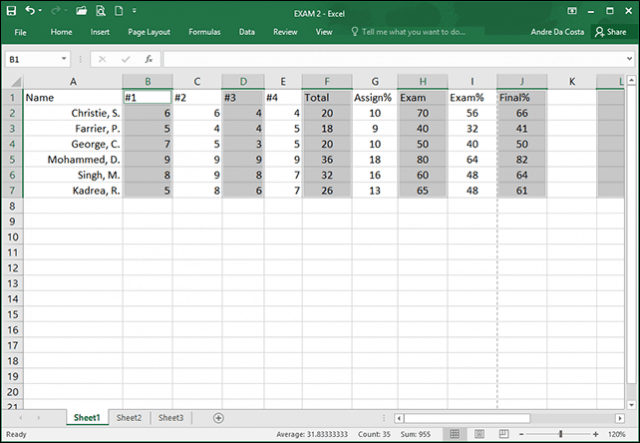 Slik sletter du tomme celler i en Microsoft Excel