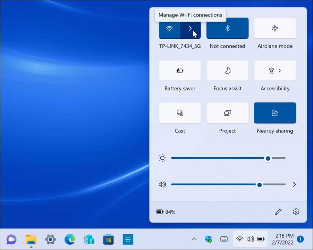 Wi-Fi hálózat elfelejtése Windows 11 rendszeren