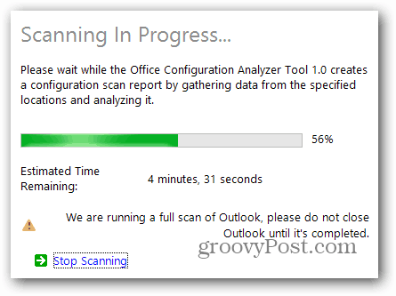 Riešenie problémov s balíkom Microsoft Office pomocou nástroja Office Configuration Analyzer Tool