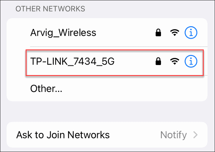 Hvordan dele et WiFi-passord på iPhone