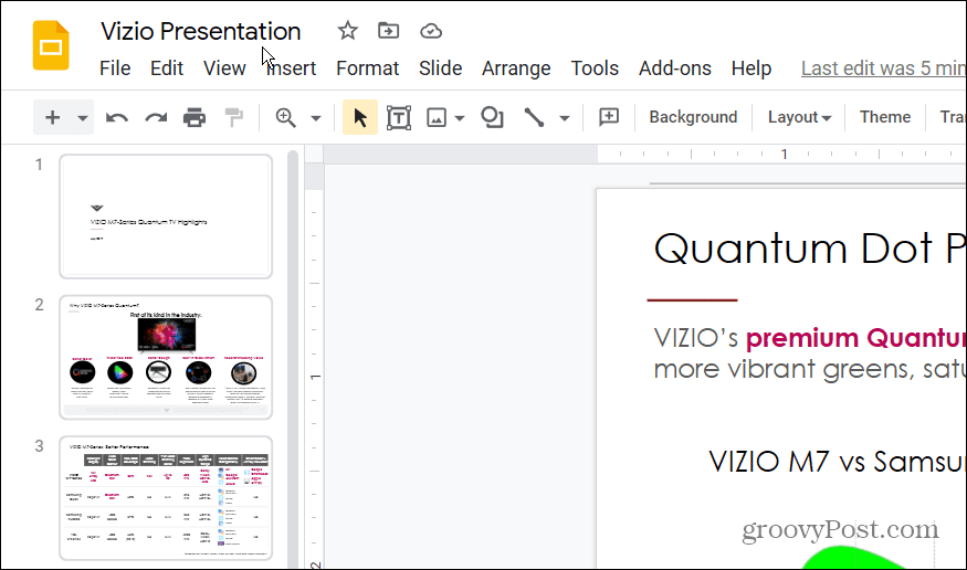 Hvordan konvertere en PowerPoint til Google Slides