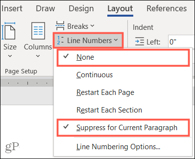 Hur man aktiverar och anpassar radnummer i Microsoft Word