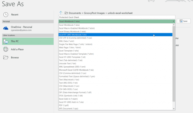 Hogyan lehet feloldani a Microsoft Excel munkalap védelmét