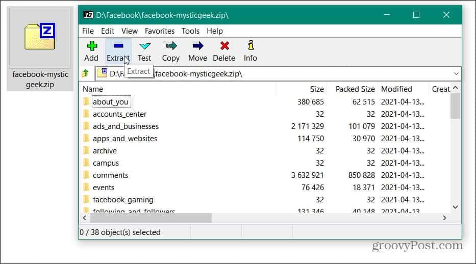 Hvordan laste ned en kopi av alle Facebook-bilder, videoer og data