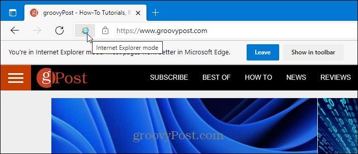 Hur man använder Internet Explorer på Windows 11