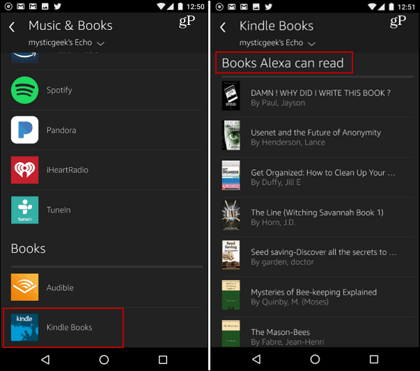 Hur man hittar Kindle e-böcker som Alexa kan läsa för dig