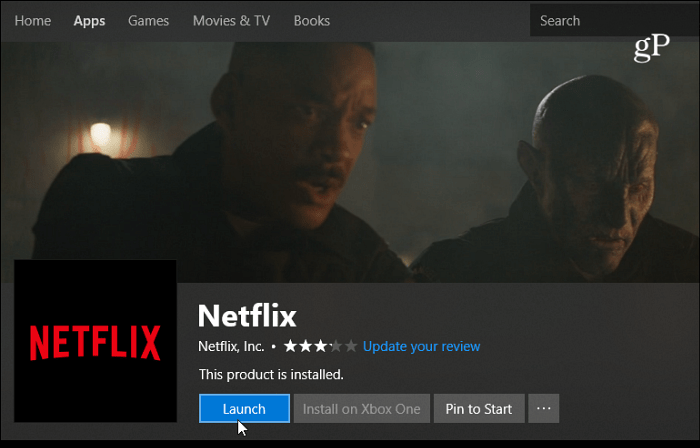 Last ned Netflix-filmer og TV på Windows 10 for å se frakoblet