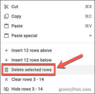 Slik sletter du tomme rader i Google Sheets