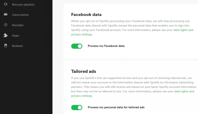 Slik kobler du fra Spotify fra Facebook-kontoen din