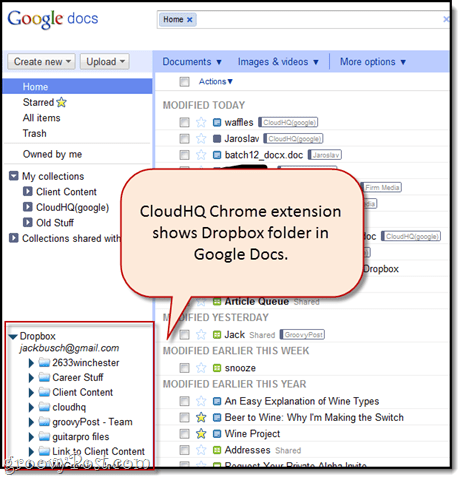 CloudHQ päivitetty: Nopeampi synkronointi, muokkaa Dropbox-tiedostoja Google-dokumenteista