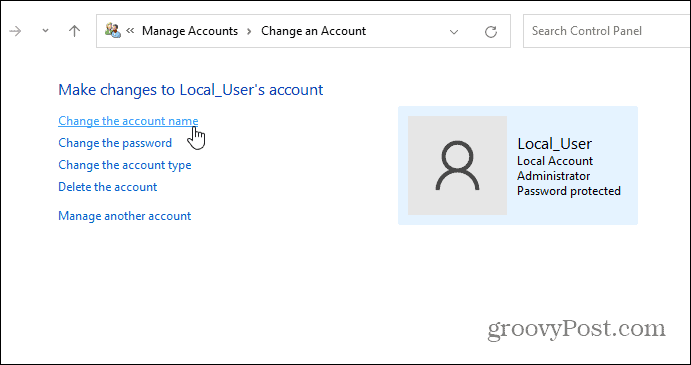 Як змінити ім’я облікового запису в Windows 11
