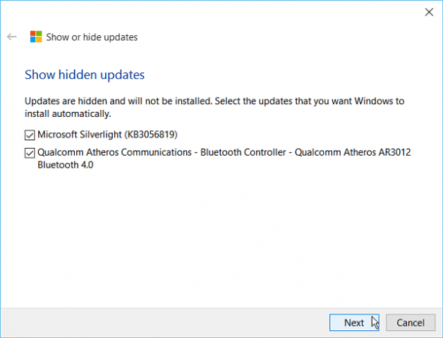 Windows 10: Blockera automatiska Windows-uppdateringar med (KB3073930) Utility