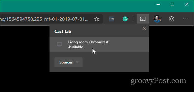 Як транслювати медіа з Microsoft Edge на Google Chromecast