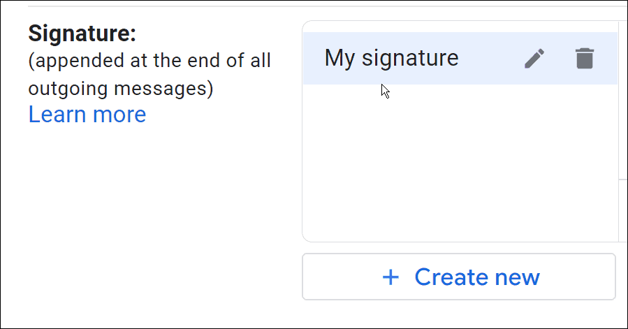 Hvordan endre signatur i Gmail