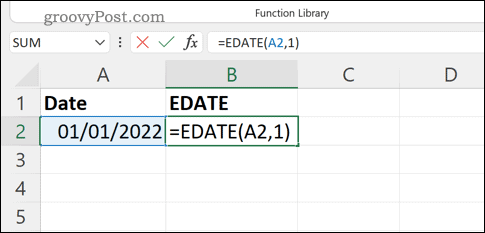 Як додати місяці до дати в Excel