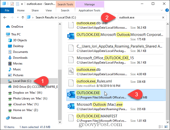 Ako vypnúť tablu na čítanie pre všetky priečinky naraz v programe Outlook