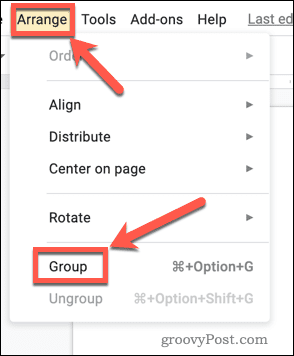 Slik grupperer du ting i Google Slides