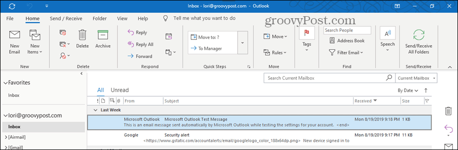 Hur man stänger av läsrutan för alla mappar samtidigt i Outlook