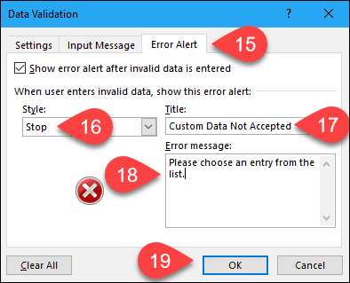 Hur man skapar rullgardinslistor med hjälp av datavalidering i Microsoft Excel