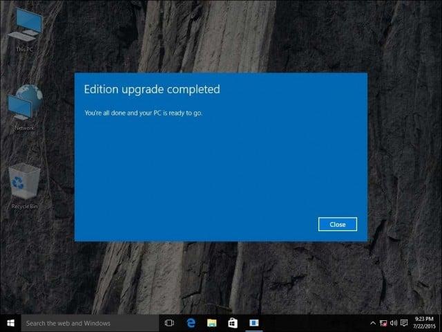 Ako inovovať Windows 10 Home na Pro