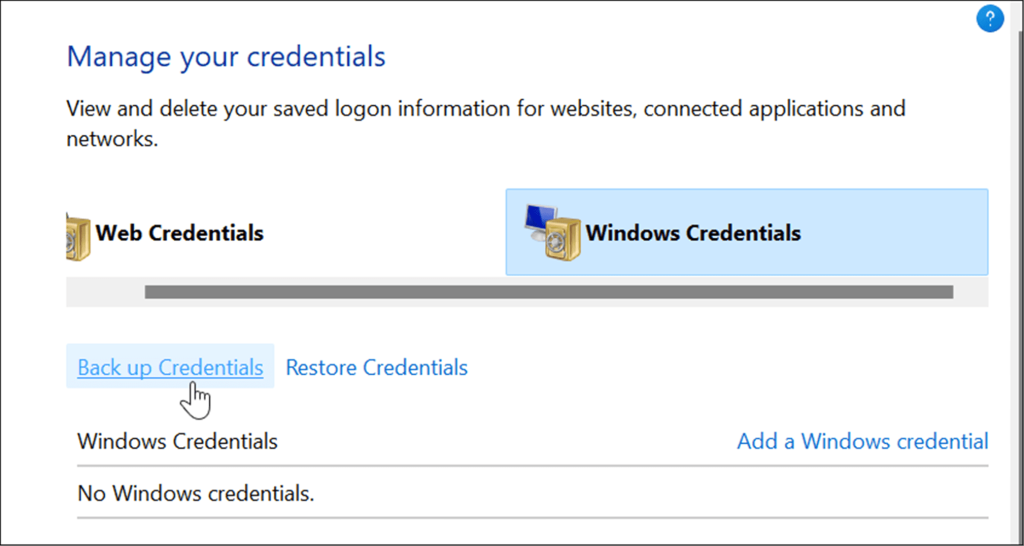 Hur man använder Credential Manager på Windows 11