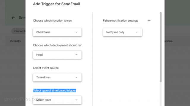 Bruk Google Sheets til å sende en e-post basert på celleverdi