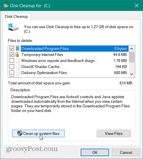 Hur man tar bort Windows 10 System Error Memory Dump-filer