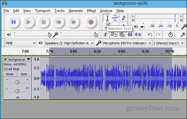 Hur man klipper ut segment av ljudpodcaster eller andra MP3-filer
