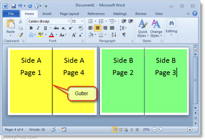 Füzetek létrehozása a Microsoft Word 2010 használatával