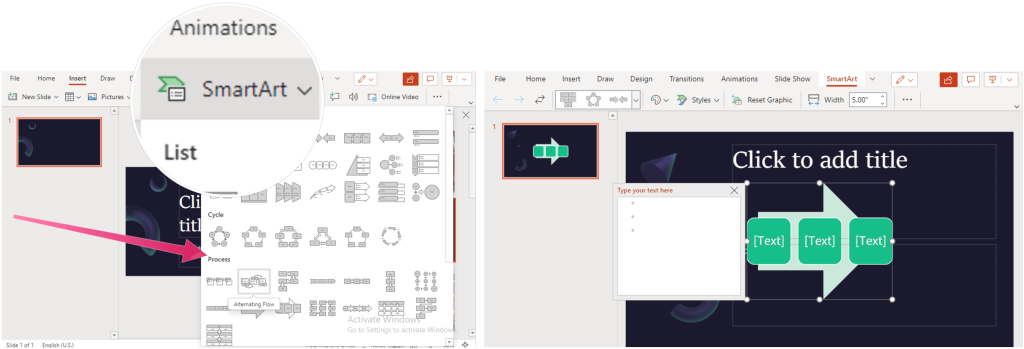 Ako vytvoriť vývojový diagram v programe Microsoft PowerPoint